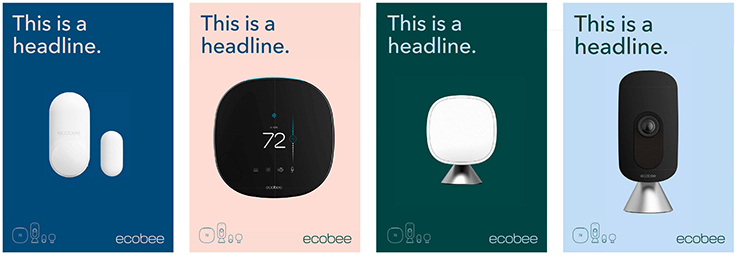 Tái thiết kế logo thương hiệu ecobee